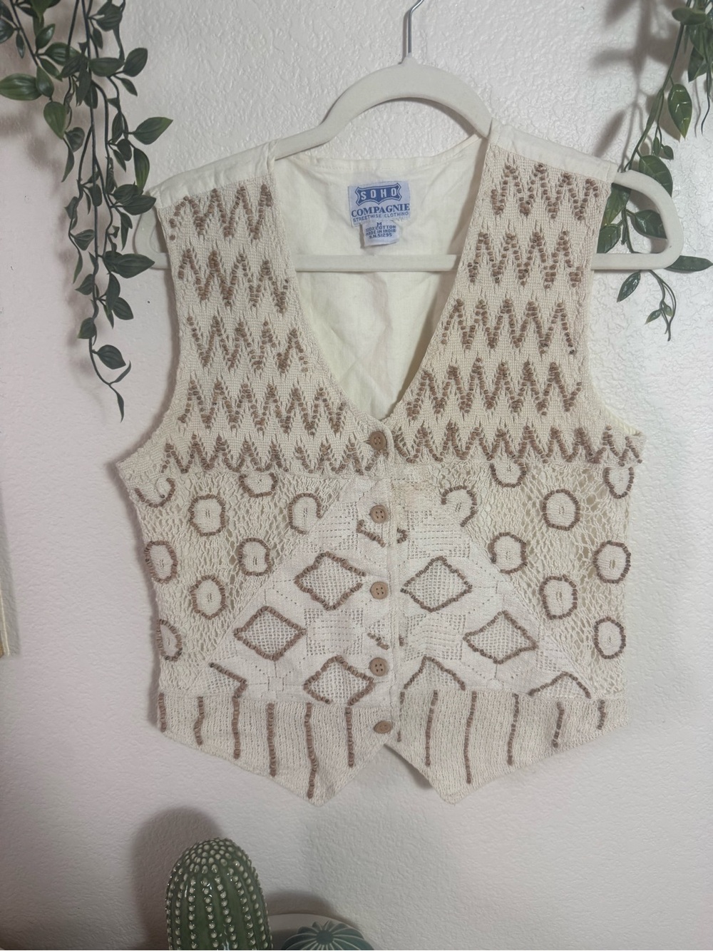 Vintage Soho Beaded Vest